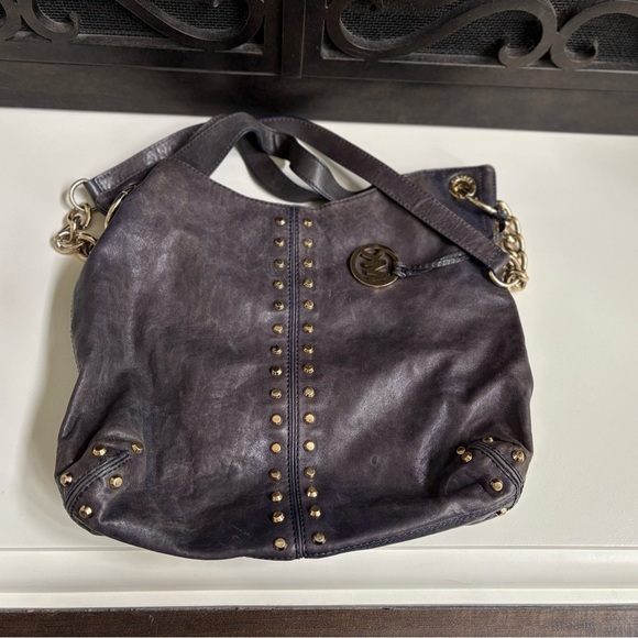 Michael Kors Astor Uptown Studded Large Hobo Bag - Picture 6 of 12